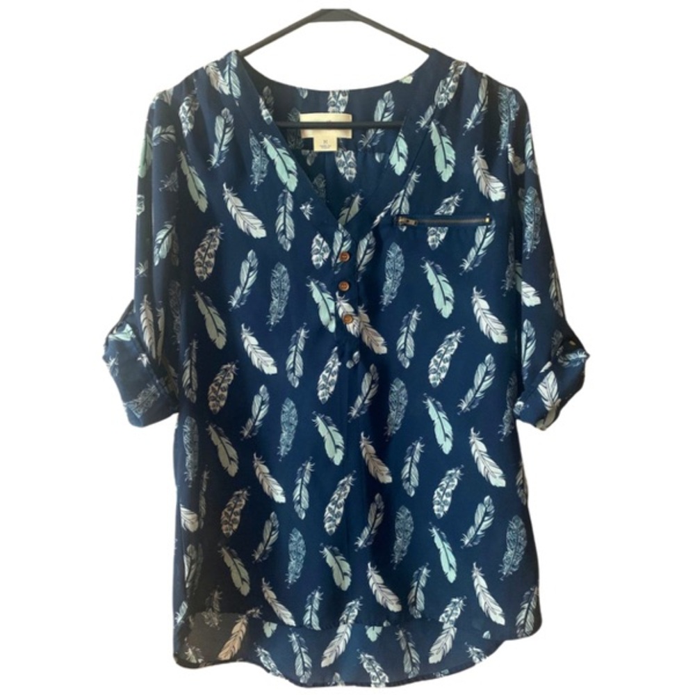 Navy Blue Top
